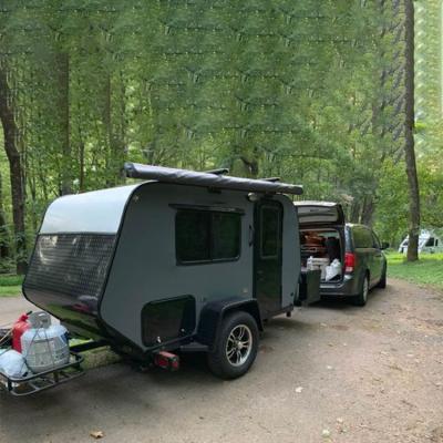 China Good outdoor travel trailer commercial travel trailer custom off road airstream multifunctional camping trailer for sale