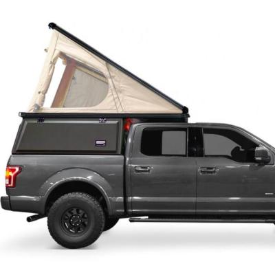 China Aluminum Pickup Truck Ute Trays Camping Travel Trailer 4wd Camper Canopies for sale