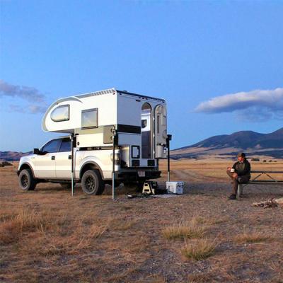 China Travel Trailer Space Comfortable Prefab Pickup Truck Camper Multifunctional High End Slide On for sale