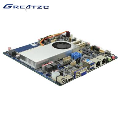 China I5 Dual processador central da alimentação de DC I5 do ITX do cartão-matriz do LAN mini 5200U para 4K à venda