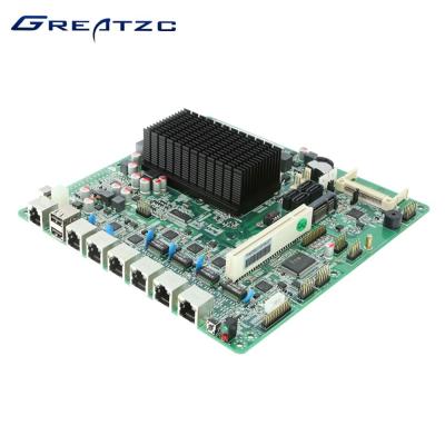 China PCI 2 DDR3 Intel Atom D2550 dos CF de SATA MINI SATA do cartão-matriz 4 do guarda-fogo do fã à venda