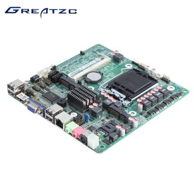 Cina Mainboard 1155 di ITX della scheda madre 1155 di corrente continua LGA mini DC19V I3 I5 I7 in vendita