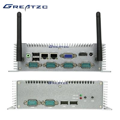 China Computador encaixado industrial do processador central de I3-3217U, PC Fanless da baixa potência dupla do Lan VGA à venda