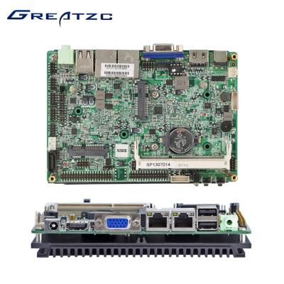 China 3.5 inch Intel ATOM Dual LAN Motherboard Dual Core With 6 COM LVDS SATA for sale