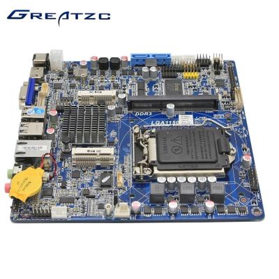 China Mini cartão-matriz de alta velocidade do ITX LGA1150, cartão-matriz DC19V do chipset de Intel H81 à venda