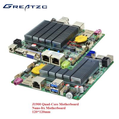 China J1900 Dual / Single Lan Nano ITX Motherboard Fan / fanless SATA Mini PCI-E MINI SATA for sale