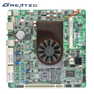 China CPU Intel des Atom-D525 1.8ghz Bordviererkabel-Intel GMA 3150 prozessor-Motherboard-4 zu verkaufen