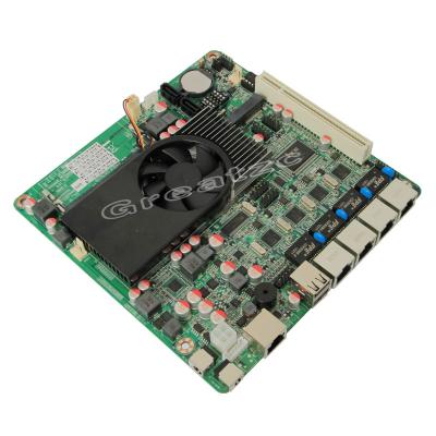 China D2550 CPU Fanless Mini ITX Board For 4 LAN Firewall Motherboard Industrial for sale