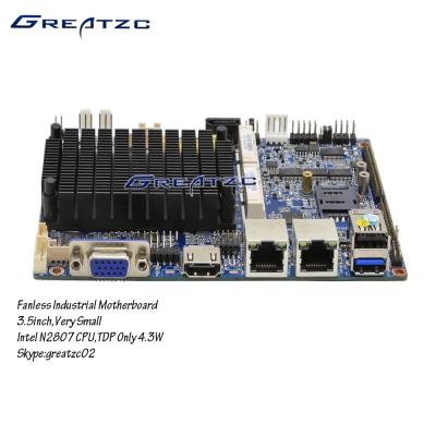 China Cartão-matriz Fanless industrial 6 RS232 de 3,5 polegadas com VGA HDMI LVDS à venda