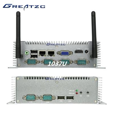 China Bord-Fanless industrieller Computer CPU Mini-PC mit 2 LAN-Häfen widerstehen Kompression zu verkaufen