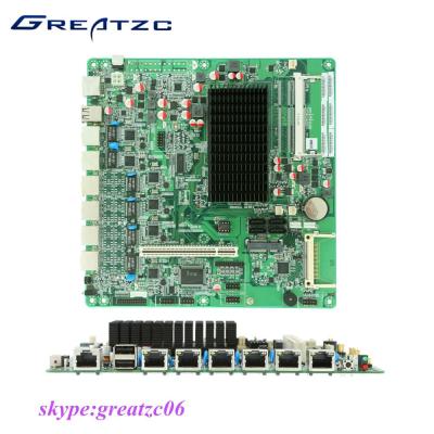 China O cartão-matriz do guarda-fogo de Intel Atom D2550 1.86ghz com DESVIO encaixou 4 SATA à venda