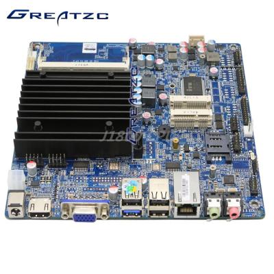 China Industrial Dual Core Bay Trail Celeron j1900 Motherboard Fanless Noiseless for sale