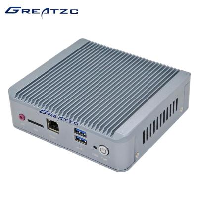 China J1900 Quad Core Nano Mini PC , Industrial PC Computer Full Aluminum Alloy Shell for sale