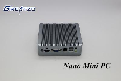 China USB 3.0 Fanless Dual Core VGA HDMI Nano Mini PC With intel Bay Trail D Celeron J1900 CPU for sale