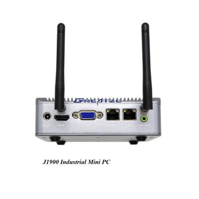 China J1900 verdoppeln PC-VGAs HDMI SATA MSATA WIFI Lan Fanless industrieller Westen-Berg zu verkaufen