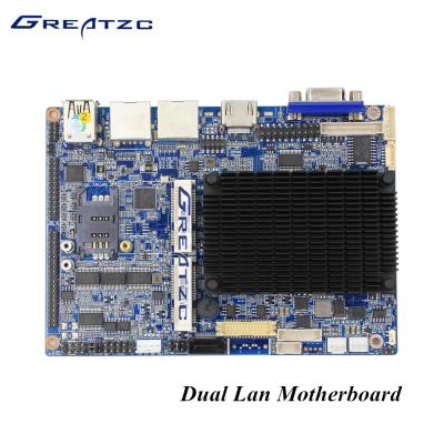 China Industrial Dual LAN Fanless Bay Trail Motherboard With VGA HDMI LVDS 6 COM LPT GPIO for sale