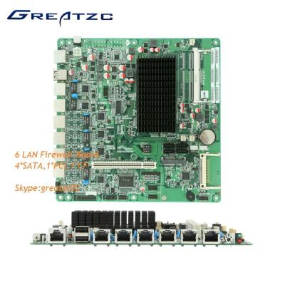 중국 Fanless 방호벽 어미판은, 4개의 SATA PCI CF 인텔 원자 D2550 어미판을 홈을 팝니다 판매용