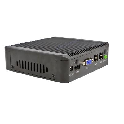 中国 USB 3.0 との統合されたプロセッサ J1800 の小さい Fanless PC 二重 LAN 低い TDP 10w 販売のため