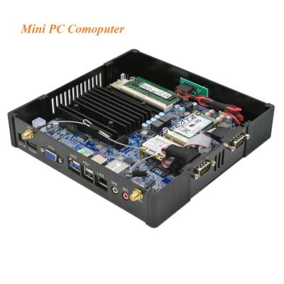 중국 Fanless Fanless 산업 컴퓨터 J1900 쿼드 - 중핵, 소형 ATX 컴퓨터 최대 8개 GB 렘 판매용