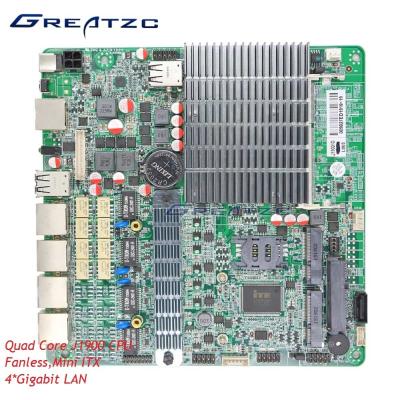 Cina Lan Fanless del quadrato della scheda madre del CPU del centro del quadrato di ZC-BT194L, regolatore della scheda di rete di 4 Intel in vendita