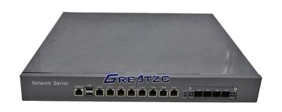 China Industrial Grade Firewall Server With 8 Intel Network Card , 1U Rack Mount Server for sale