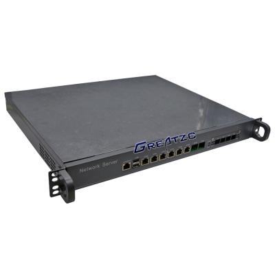 Cina Computer Rackmount del PC degli apparecchi 1U di firewall micro, carta di gigabit di lan di Intel 6 in vendita