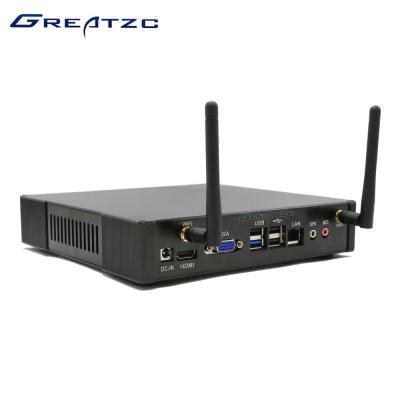 China Exposição industrial Fanless do dobro do computador de COM 2 para o mini PC ZC-M192 de HTPC à venda