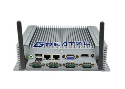 China PC industrial Fanless com 6 portos de COM, placa de rede de i5-3337U do gigabit 2* à venda