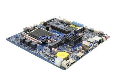 China Intel H110 Chipset 6 COM Ports Industrial Mini ITX Motherboard , LGA1151 micro itx motherboard for sale