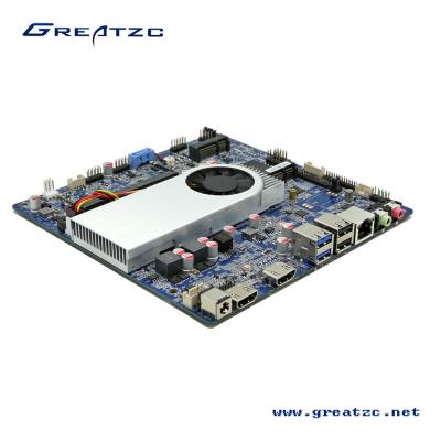 China 3855U Industrial PC Motherboard With 2 COM Ports , 2 HDMI LVDS DC12V Thin Mini Itx Motherboard for sale