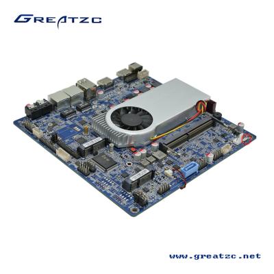 China Motherboard van Skylakei5 6200u cpu Industriële PC, Mini Dubbele Lan van Itx Motherboard 2 HDMI Te koop