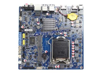 China LGA1151 mini Industriële Motherboard van Itx voor 4K, 4 COM-poorten, de Dubbele Vertoning van HDMI 4K Te koop