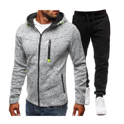 China QUICK DRY Mens Sportswear Sweatsuit Sport Suit Men's Casual Hooded Jogging Clothing for sale