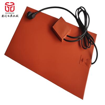 China Flexible Heat Transfer Silicone Rubber Heating With Thermal for sale