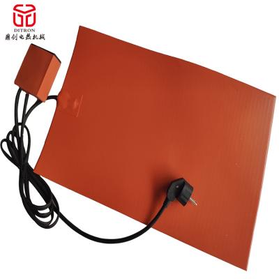 China Heat Transfer Square Silicone Rubber Heater Heater With Thermal for sale