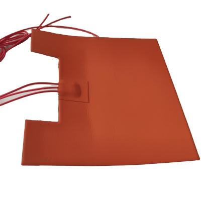 China Silicone Rubber Heater Heat Transfer Industrial Use Electric Heater Pad for sale