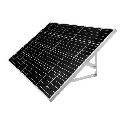 China 120W Solar Monitoring Power Supply System Mono Silicon Tempered Glass 500 Times Cycles for sale