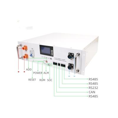 中国 ソーラーエネルギー貯蔵システムの統合のための48V 100Ah 16S1Pラックマウントリチウム電池 販売のため