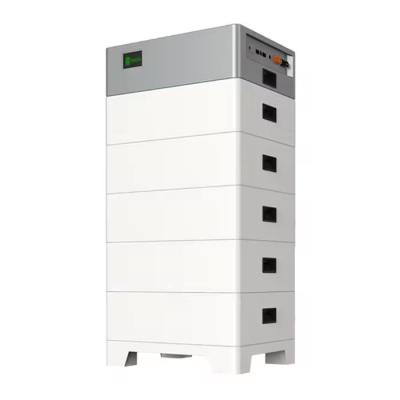 China 51.2V 100Ah Stacked Solar Energy Storage Battery System with Built-In Inverter for Solar Installations for sale