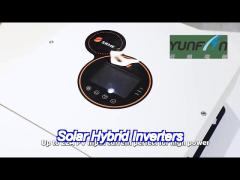 Iec Three Phase Hybrid Solar Inverter Ip65 Waterproof Srne On-Grid And Off-Grid