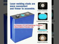 UL Prismatic LFP Cell Overcharge Protection Lifepo4 Battery Prismatic Cells