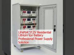 LiFePo4 51.2V Residential Lithium Ion Battery Professional Power Supply Solution