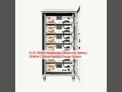 51.2V 600Ah Residential Lithium Ion Battery LiFePo4 Cabinet Battery Energy System