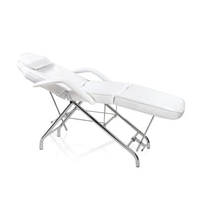 China Contemporary Foldable White Massage Tattoo Table Spa Equipment Furniture for sale