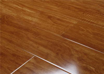 China Eco Dark  High Gloss Laminate Flooring , Laminate Floating Floor Covering for Residential Use for sale