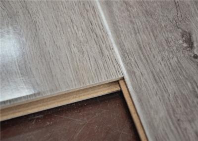 China Waterproof Grey Embossed Laminate Flooring 12mm for Residential / Commercial for sale