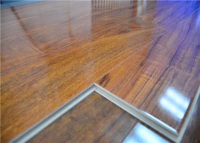 China 12mm U Bevel High Gloss DIY Laminate Flooring with Unilin Click Locking for sale