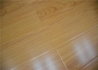 China 12mm Oak DIY Laminate Flooring with Mirror Finish , U bevel 2052 for Waterproof Floor Covering for sale