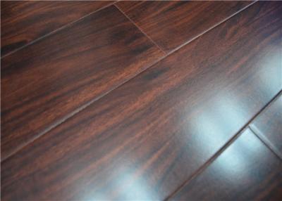 China AC4 Medium Gloss Wooden Cherry DIY Laminate Flooring With Double Click for sale