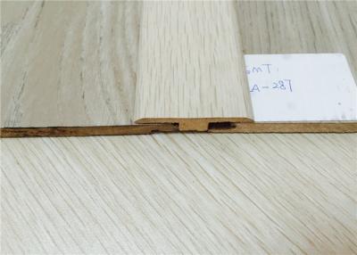 China MDF Laminate Flooring Accessories , 10mm Wooden Laminate T Moulding at Same Height for sale